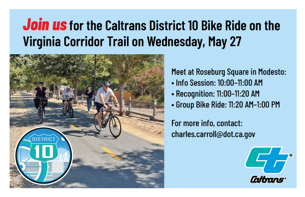 Caltrans District 10 tweet media