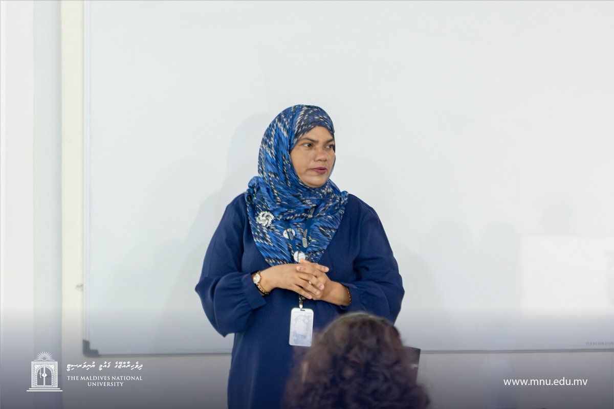 FHTSMNU's tweet photo. Our Dean Ms. Zeenath Solih conducted a guest lecture for students from Villa International High School on cultural influences on cuisine, menu planning, and hospitality industry insights. We hope the session inspired students to explore more about hospitality and culinary arts! https://t.co/rRX3aTIRXc