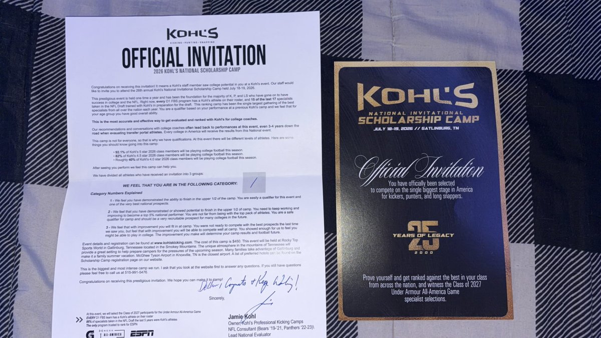 DeclanLowry99's tweet photo. Very thankful to be invited to the Kohls National camp this June! Here are some clips from my Eastern Spring showcase.
@KohlKicking @kt_recruiting @OvertonDarryl @CoachOvertonJ @CoachBTSTJ @HKA_Tanalski @HKA_Baltar @moorepete18 https://t.co/dIMPN8tIwV