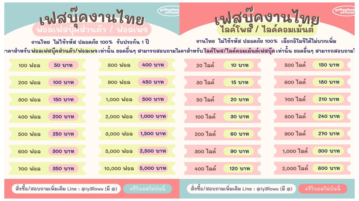 เยลโล่บันนี่ / สอบถามทักไลน์ได้เลย tweet media