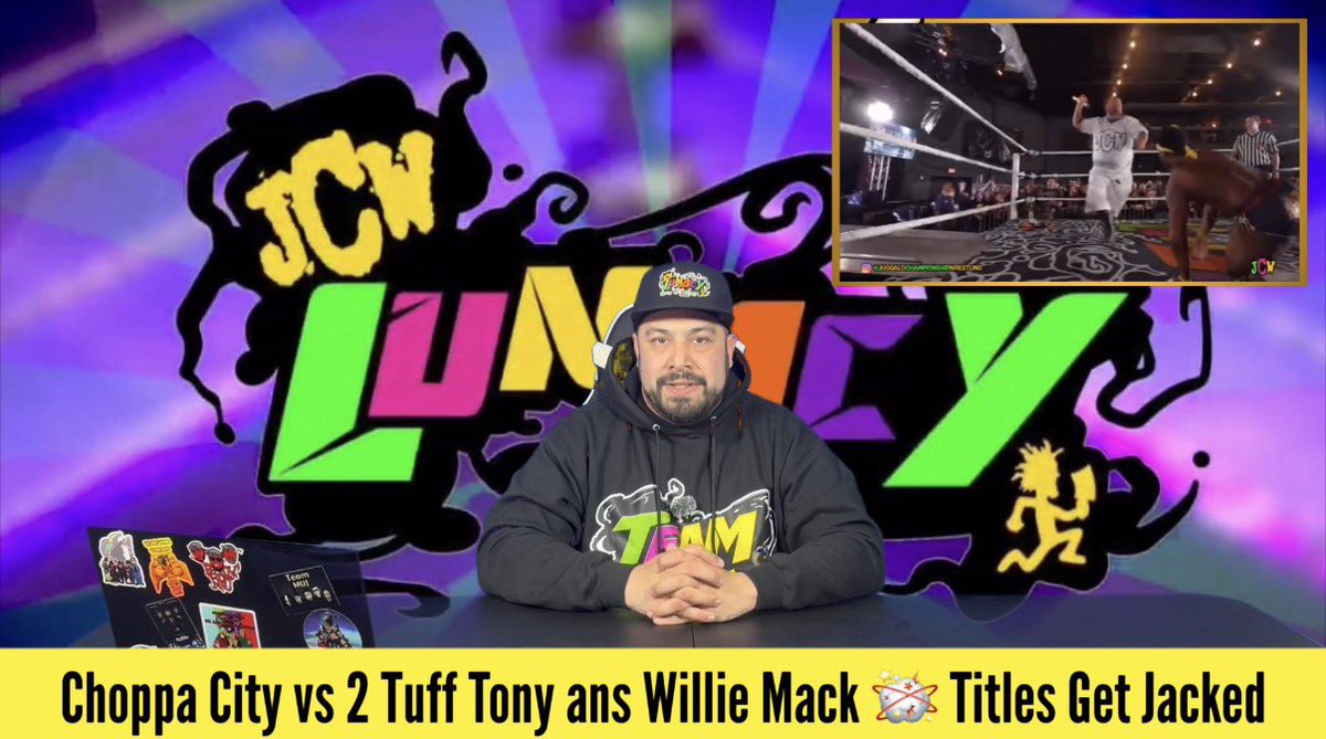 BobeBlaze219's tweet photo. Tonight the Unofficial JCW Lunacy Preshow hits week 17!! Get hyped for a BRAND NEW episode of @jcwlunacy in the chat kicking off at 5:30 cst and wrapping before the premiere!
https://t.co/YjPOktBt3S https://t.co/06T4CvB49g
