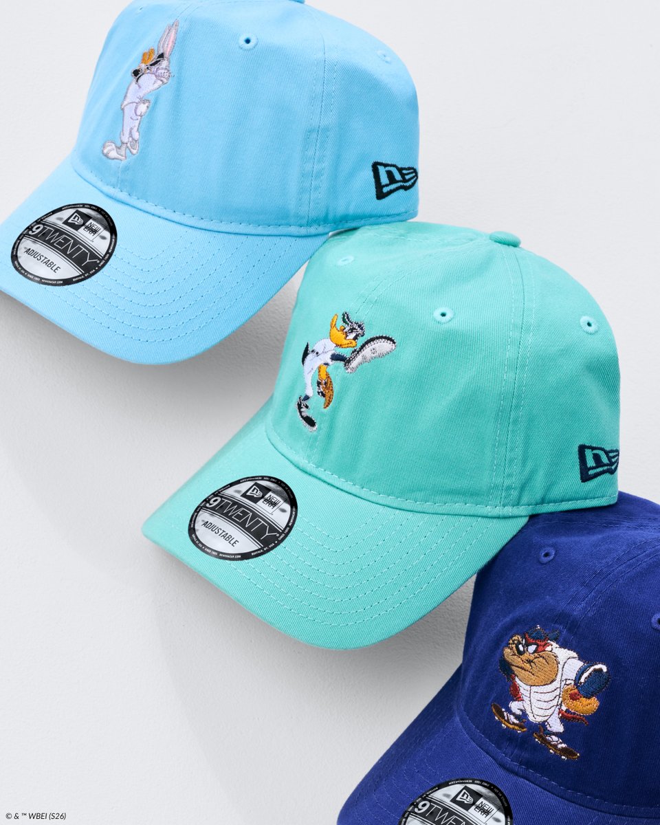 NewEraCap's tweet photo. The Looney Tunes return with brand new styles from your favorite characters. Shop exclusive designs in a range of silhouettes only at New Era. https://t.co/olEsN04vi9 https://t.co/VSte6A5Rxa
