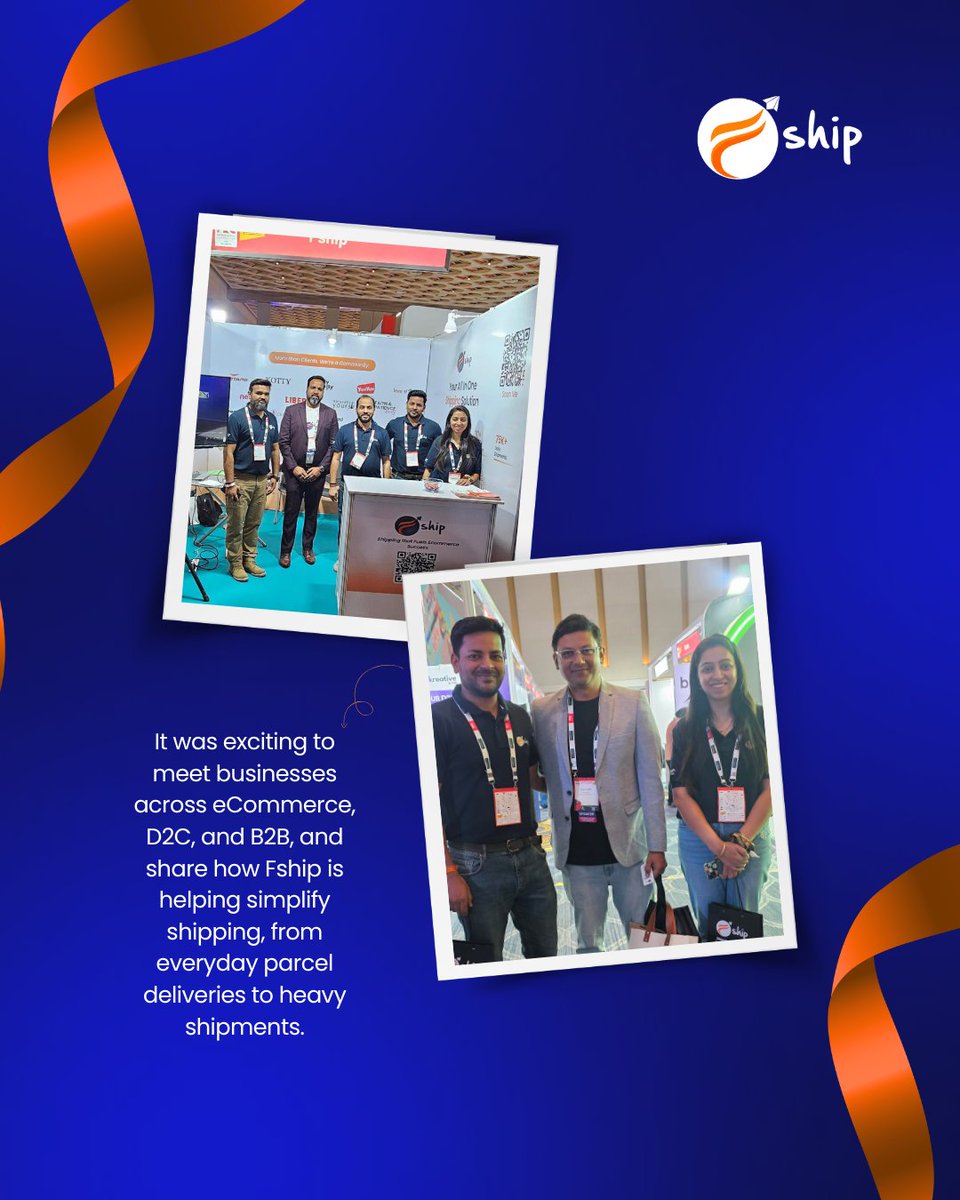 FshipIndia's tweet photo. Day 2 at @PhygitalRetail  PRC 2026 was a great mix of conversations, insights, and new connections.

From engaging discussions at Booth RT-22 to hearing perspectives on how AI is shaping the future of retail, it was an exciting day for the @FshipIndia  team.

A big thank you to everyone who visited us, interacted with our team, and took the time to explore what @FshipIndia  is building. We’re grateful for every conversation and every opportunity to connect.

#event #shipping #logistics #d2cbrands