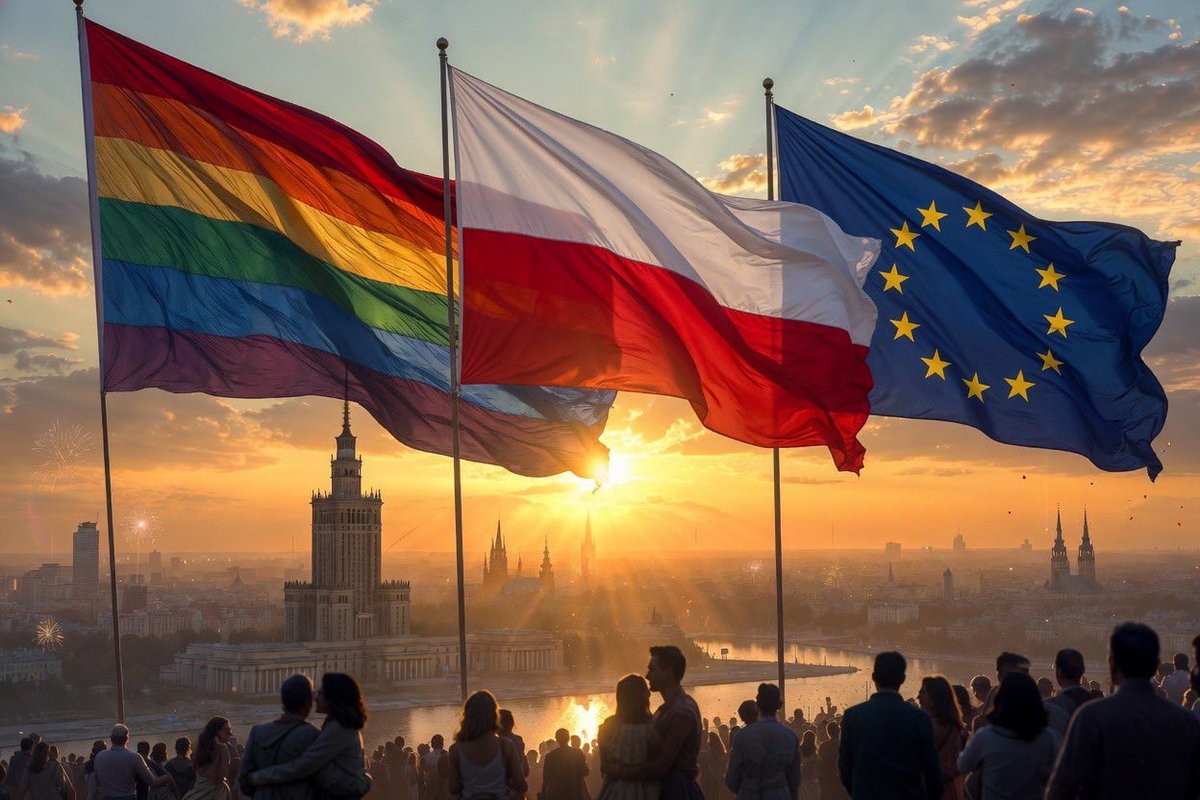 RT by @mikenov: Warsaw, Poland — 05/14/2026 🏳️‍🌈🇵🇱 The City of Warsaw has officially registered its first same-sex marriage after a Polish court earlier this year opened a legal path for recognizing same-sex marriages conducted in other EU member stat
