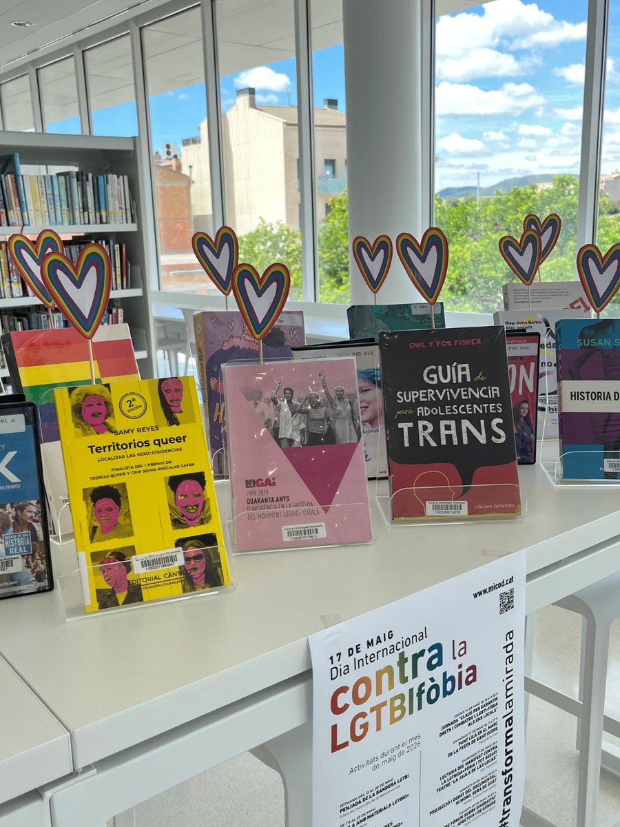 micod_cat's tweet photo. 🗓️ Recordeu podeu trobar l'Exposició de lectures transformadores LGTBIQ+ a les biblioteques dels municipis de Mancomunitat de la Conca d'Òdena! 📚

📍Biblioteques dels municipis de la Conca d'Òdena
📅 12 - 24 maig

No et perdis l'oportunitat de visitar-la 💡 https://t.co/LsEY37v9fE