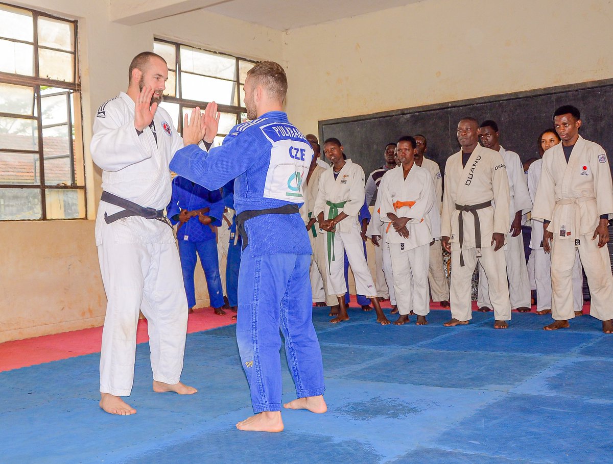 PoliceUg's tweet photo. Today, SCP Timothy Halango, the Deputy Director of the Directorate of Welfare, Production and Sports, in collaboration with the Czech Republic, officially launched a four-day technical training course to be conducted by two masters from the Czech Republic, David Pulkrabek and Sensei Jarek Novak.
See more https://t.co/sQOaRc5hOl