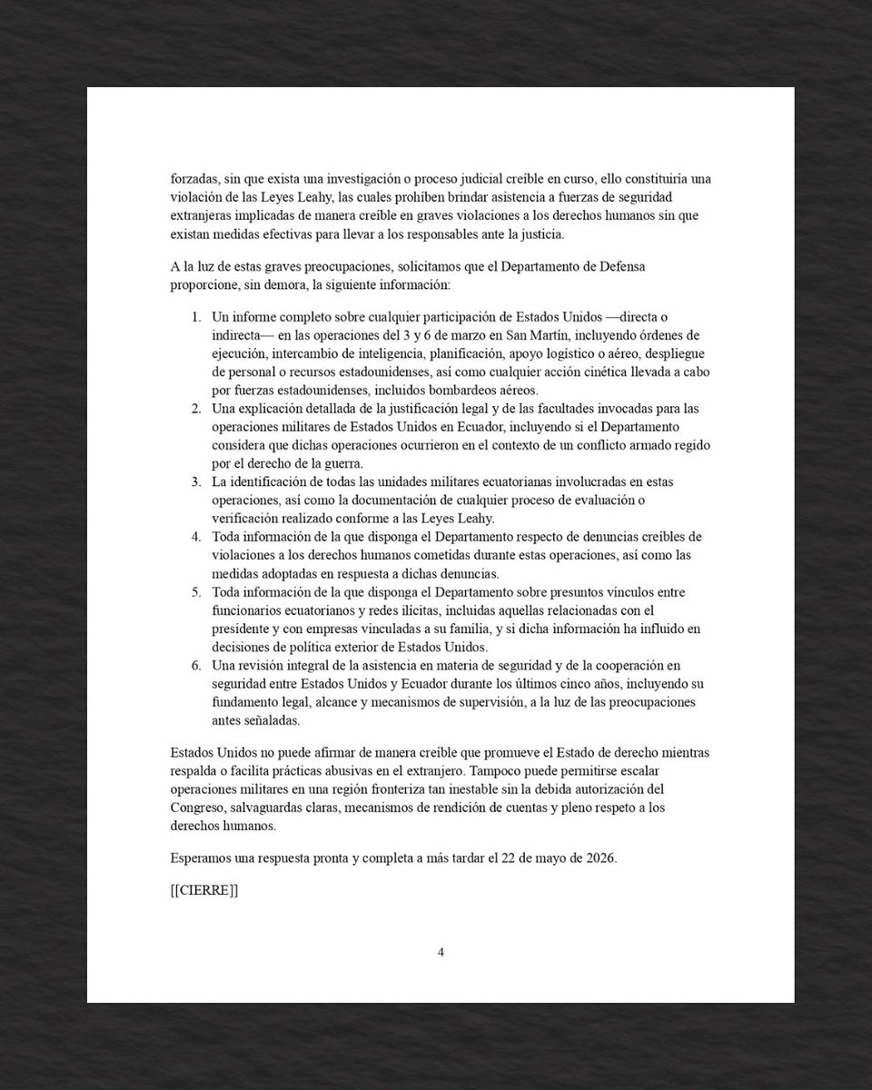 Alianza de Organizaciones por los Derechos Humanos tweet media