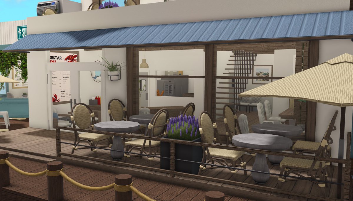 MajaxBloxburg's tweet photo. Bloxburg realistic California inspired beach project: Costal beachside restaurant!
Total price: 137k
Speedbuild can be found on my channel or this link: https://t.co/Fpt4sajwpx
#bloxburg #bloxburgtown #townbuild #bloxburgbuild #house https://t.co/Ll1mVAsoX6