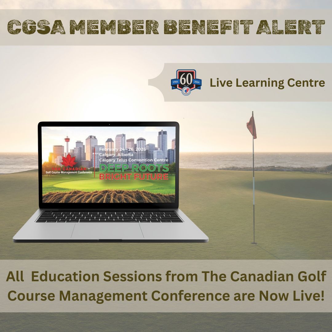 GolfSupers's tweet photo. Session recordings from The Canadian Golf Course Management Conference are now available through the CGSA Live Learning Centre!

Earlier today, CGSA members received an email with login details and access instructions for the Live Learning Centre, where you can now view the 2026 conference educational sessions, including sessions approved for CECs.

If you have any questions or did not receive the email, please contact Lori Micucci at lmicucci@golfsupers.com