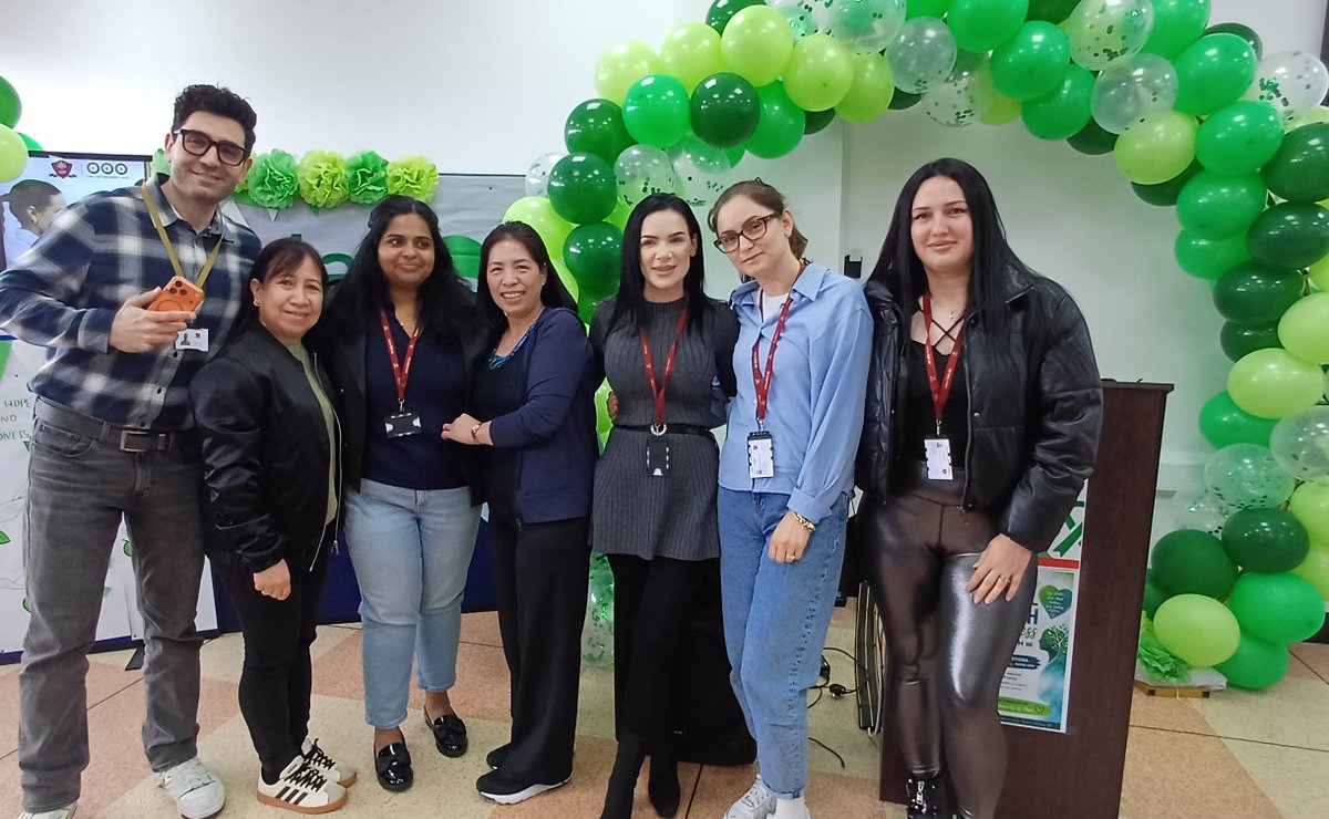 LSST_AC's tweet photo. A brilliant atmosphere across #LSSTWembley today for #MentalHealthAwarenessWeek 💚
Dr Wendy Wigley delivered an inspiring talk on kindness, wellbeing and the impact small gestures can have on others. Thank you to everyone involved in making the event a success. #LSSTCommunity https://t.co/d4IKOrw9Ou