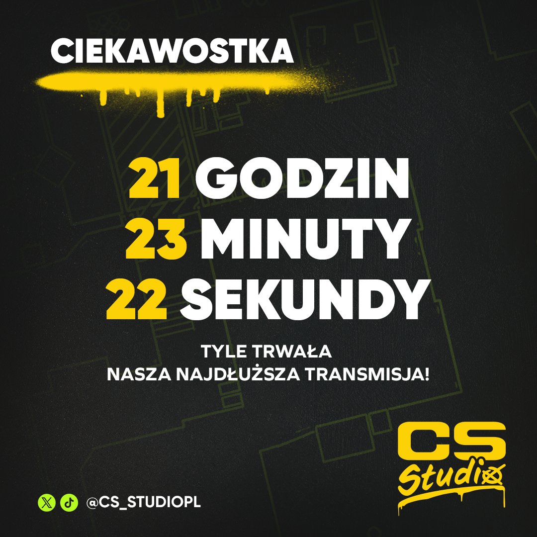 cs_studiopl's tweet photo. Pobiliśmy rekord! 🥳

Wtorkowa transmisja łącząca PGL Astana i IEM Atlanta przejdzie do historii - trwała ona aż... 👇 https://t.co/4KYS8D4TGZ