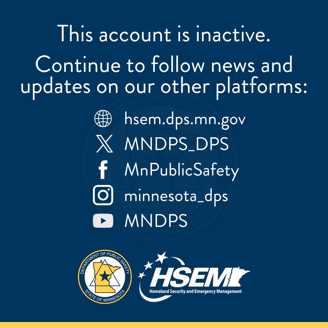 Minnesota HSEM (@MnDPS_HSEM) / Posts / X