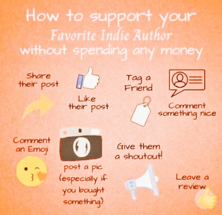 lhallwriter's tweet photo. Support an indie author and it could inspire them to bring your next favourite read into the world. 

Some excellent ideas 💡 https://t.co/NGmMvmIagT