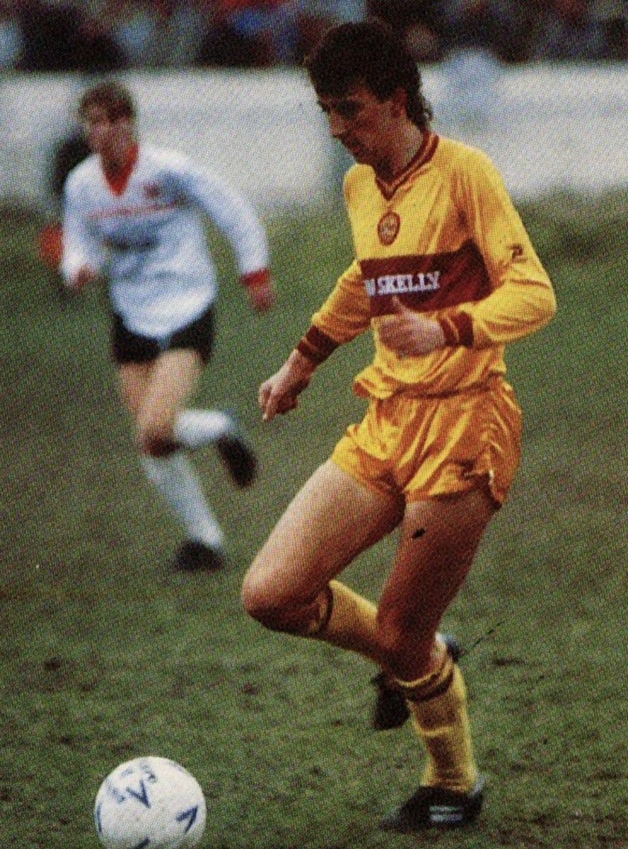Theleaguemag's tweet photo. Gary McAllister of Motherwell https://t.co/iBVvRuYiGv