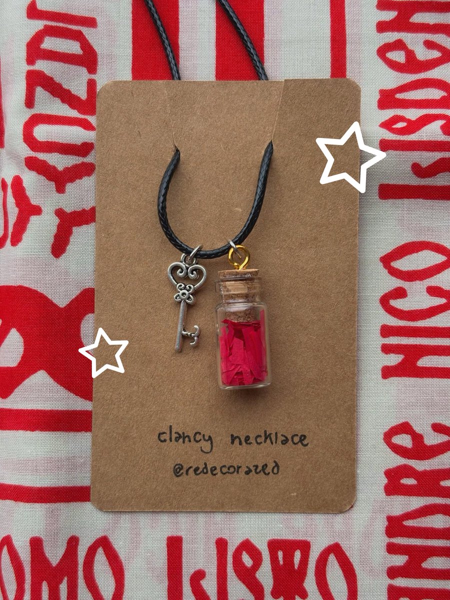 redecorazed's tweet photo. more necklaces with clancy tour confetti! 
all available on my vinted <3 

#twentyonepilots #cliqueart https://t.co/FNtMySI2BM