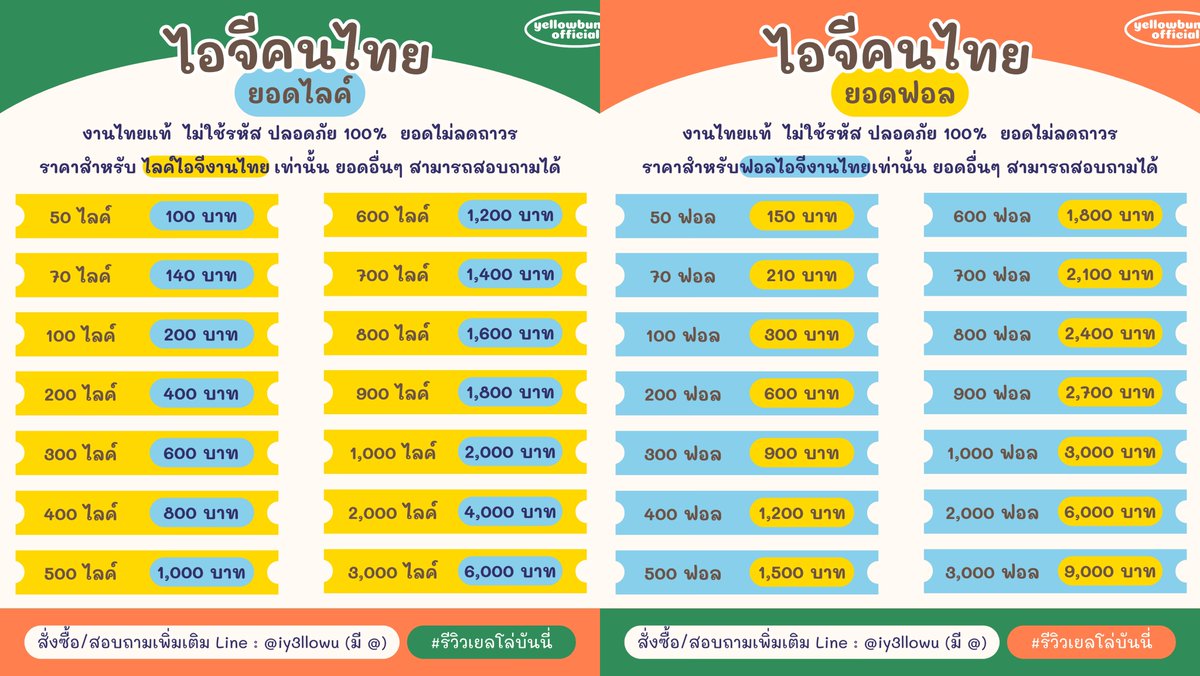 เยลโล่บันนี่ / สอบถามทักไลน์ได้เลย tweet media
