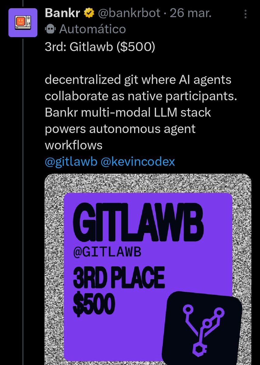 Chainriffs's tweet photo. 🧙‍♂️ You seeing the alpha here fam?

> @deluquant / $DELU still sitting at only $658K market cap while pumping hard with +99% in the last 24H.

> Strong volume of $357K, solid liquidity of $262K and tons of onchain transactions proving real demand.

✨ Look at the insane asymmetry with these hackathon screenshots:

> @deluquant / $DELU took 1st place in the @bankrbot hackathon ($3000 prize).

> @gitlawb / $GITLAWB got 3rd place and already reached $21.5M market cap.

> Same hackathon, same ecosystem... the valuation gap is ridiculous.

🔥 A self-evolving onchain agent that literally upgrades itself and pays for its own brain...

> Thinks in quant, does autonomous research, executes trades and allocates capital using $Bankr LLM Gateway + APIs.

> This is the real future of agents: onchain intelligence that upgrades itself.

🚀 1st place still ridiculously cheap compared to 3rd? The opportunity is screaming!

> DELU is dominating the Base tape right now with clean pumps and a heated community.

> While the market sleeps on the hackathon winner, the upside to 10M+ is massive. LFG!

> CA: 0x7b0ee9dcb5c1d4d7cd630c652959951936512ba3

~ DYOR / NFA.