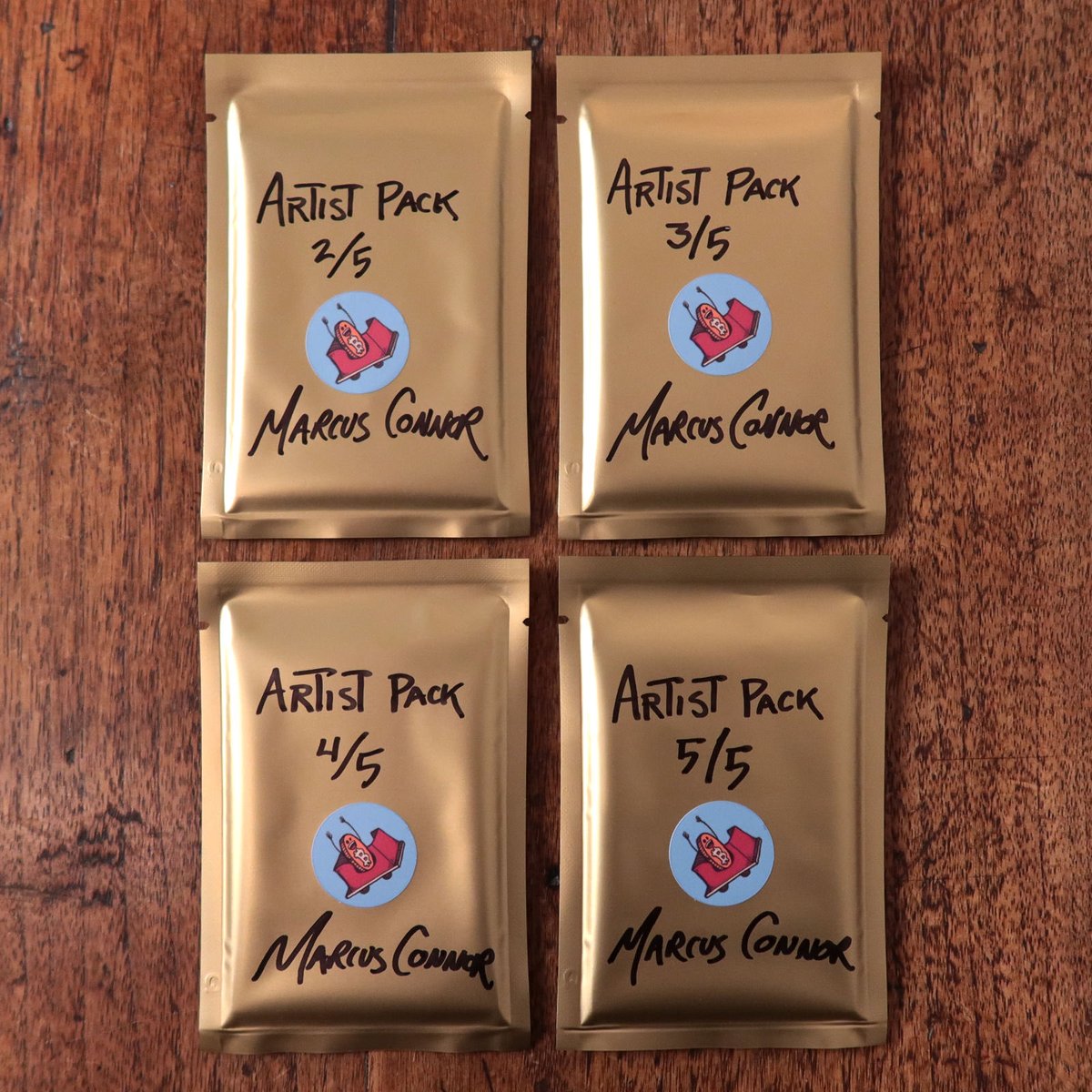 MarcusConnorNH's tweet photo. There are 4 Artist Packs up for auction on Tuesday. Each pack contains 2 Art cards. https://t.co/BhuqchUFEa