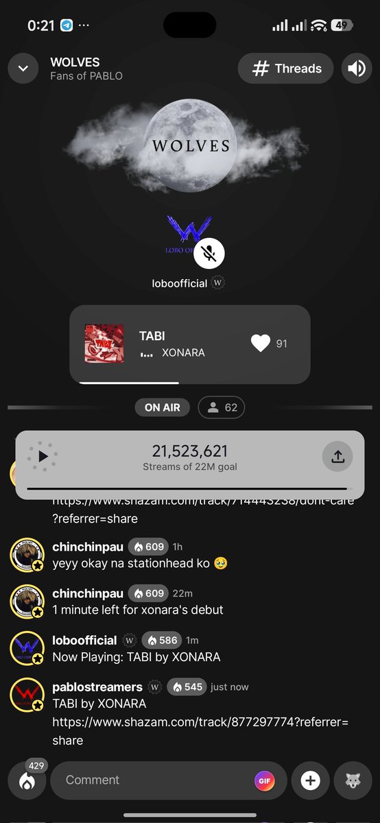 LoboSHOfficial's tweet photo. Move, tabi tabi! ✨
Salubong streaming!
Playing 'TABI' by @officialxonara sa lungga

Ano tara?

You are welcome to join always 👇
Channel: https://t.co/Ot4LcUs1NJ

WOLVES STREAMING FOR PABLO
@imszmc #PABLO
#SB19_PABLO https://t.co/WaMVh8ds31