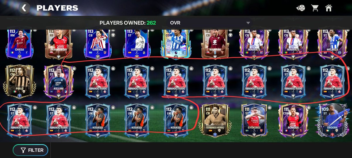 DENNISTRIXTA's tweet photo. @EASPORTSFC @LaLiga @EASFCMOBILE What is this shit? Fix this shitty draft system. I fucking wasted money for these only? Are you fucking serious? https://t.co/0g9bMtrT3h