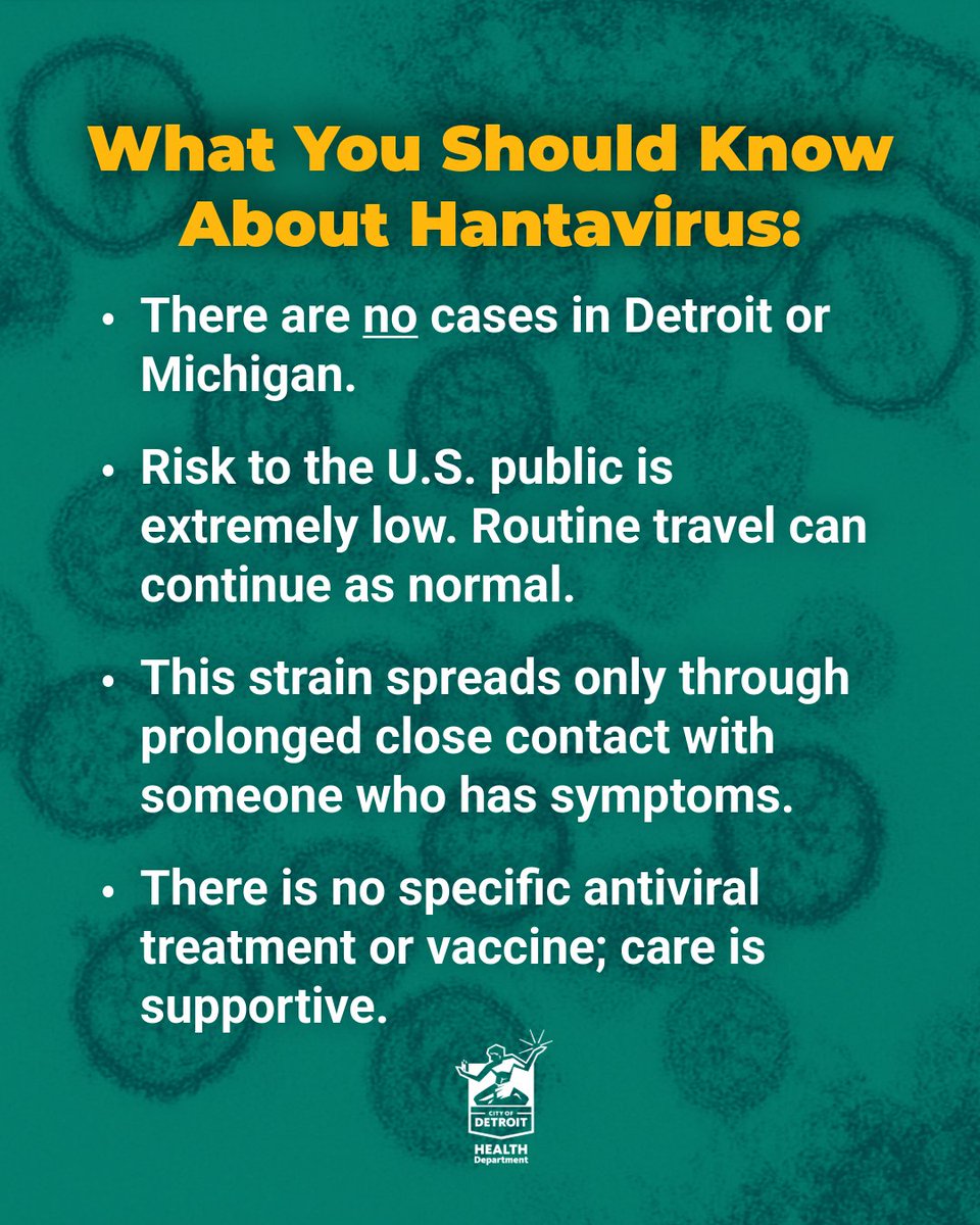 Detroit Health Department tweet media