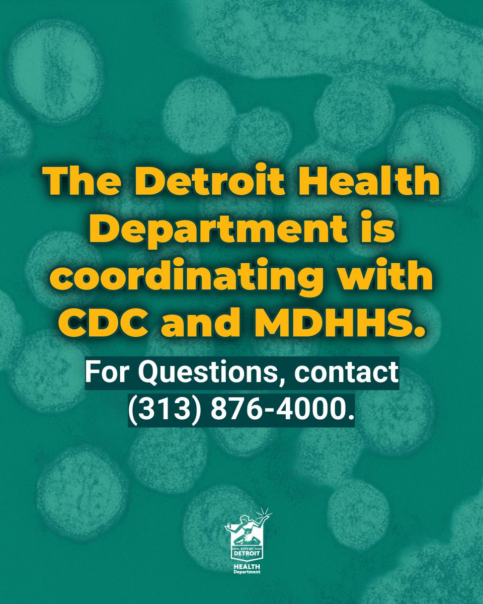 Detroit Health Department tweet media