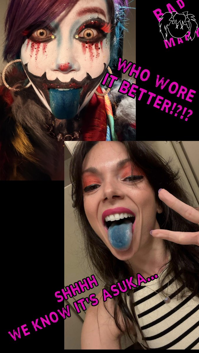 BadMaryBand's tweet photo. Who wore it better?
(shhhhh we know it's @WWEAsuka)... https://t.co/AkIPF9DX1Q