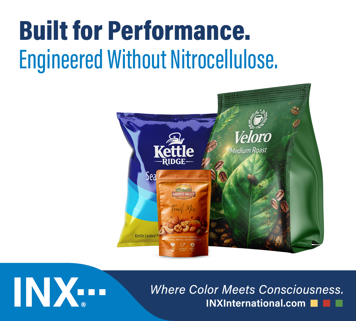 INXIntlUSA's tweet photo. Packaging regulations are tightening. INX nitrocellulose-free ink solutions give converters the options to stay ahead without sacrificing press stability or performance. Built for Performance. Engineered Without Nitrocellulose.    

Learn more: https://t.co/RfywnbEO7X https://t.co/EnPLGwl3Uo