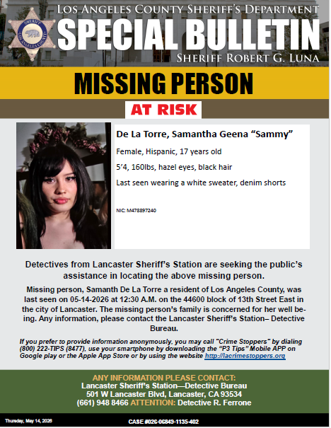 LA County Sheriffs tweet media