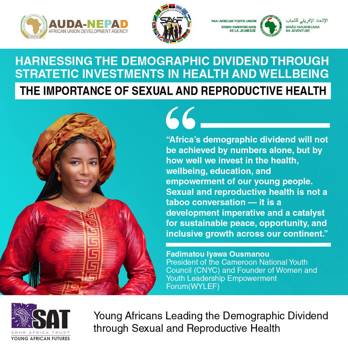 SAYoF_Official's tweet photo. Madam President will be Speaking  tomorrow!!!
Join us for an honest conversation about what's working, what isn't, and where young people want things to go. #SAYoF #AUDA #PYU

📅 Friday, 15 May 2026 | 14:30 SAST | Live on Zoom: https://t.co/Cf9AE52pRk https://t.co/ZluV5ORp0O
