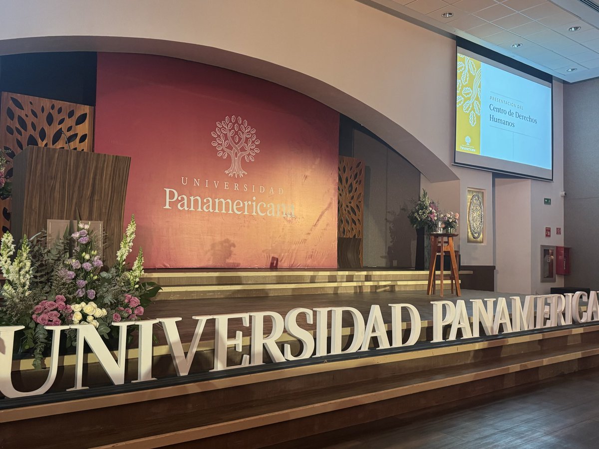 MarcoBanos's tweet photo. Hoy en la presentación del Centro de Derechos Humanos de la Universidad Panamericana. Gran esfuerzo académico y de aportación a la sociedad. https://t.co/lCkx0twPZ1