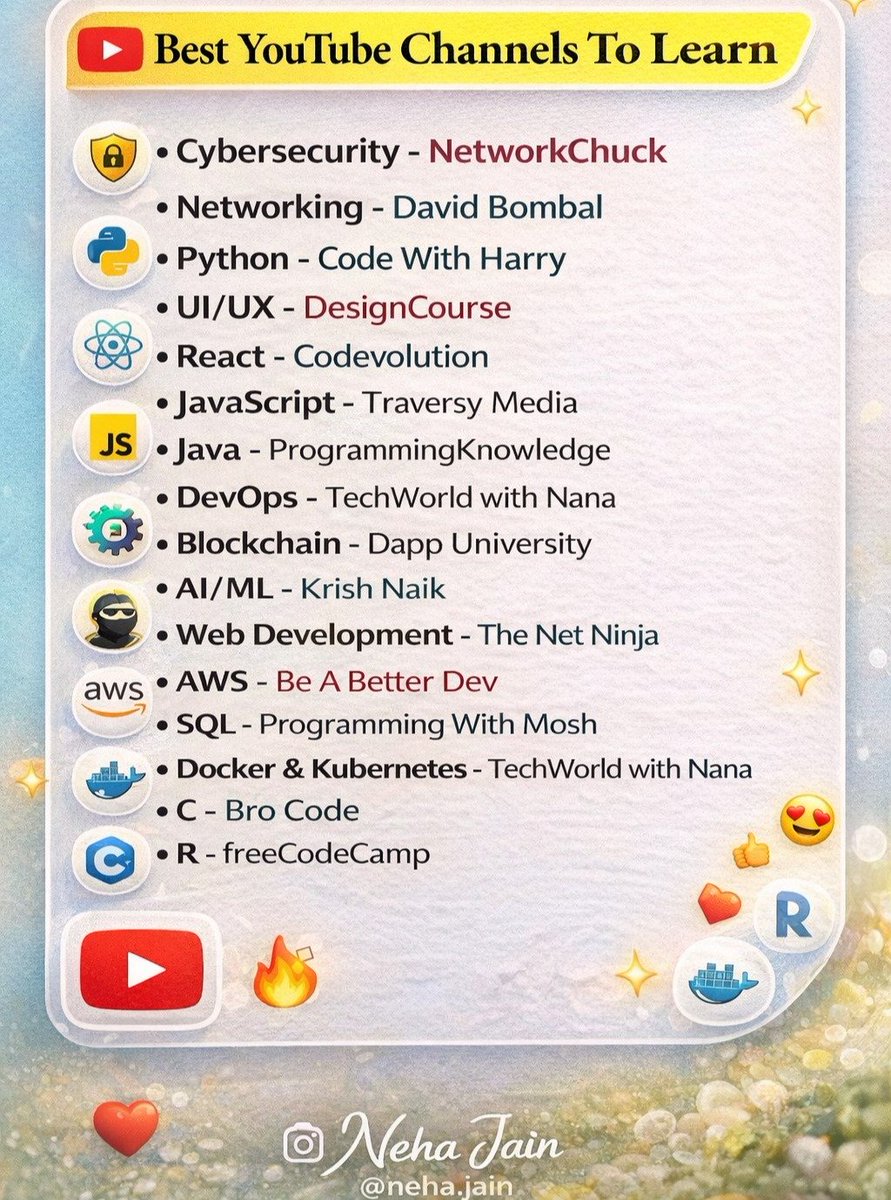 Best YouTube Channels To Crack Tech Interviews (2026) 1. DSA – NeetCode ...