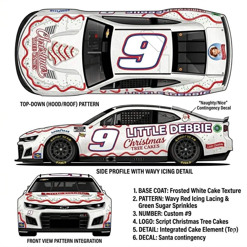 Mattyice211's tweet photo. @LittleDebbie @chaseelliott 
Can yall please make this happen? https://t.co/LfA4iQmWqo