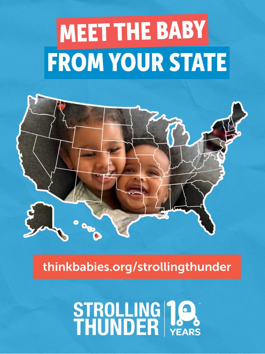 ZEROTOTHREE's tweet photo. These babies and their families are speaking to Congress about infant and early childhood mental health.

It’s time to invest in babies, starting from day one. Meet the baby from your state: https://t.co/h6O1KPPq0b

#StrollingThunder https://t.co/zUTy1eVp4v