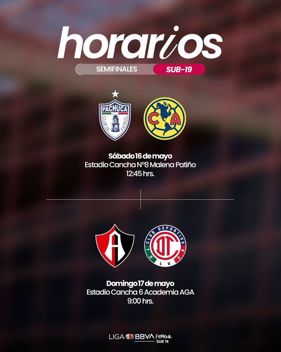 ligafemenilmex's tweet photo. De esta forma quedaron las semifinales del Torneo Sub-19 🔥🔥
*Se juegan a un solo partido*
#LigaBBVAMXFemenil #FutFem #Sub19Fem https://t.co/ppnTAXt0Zm
