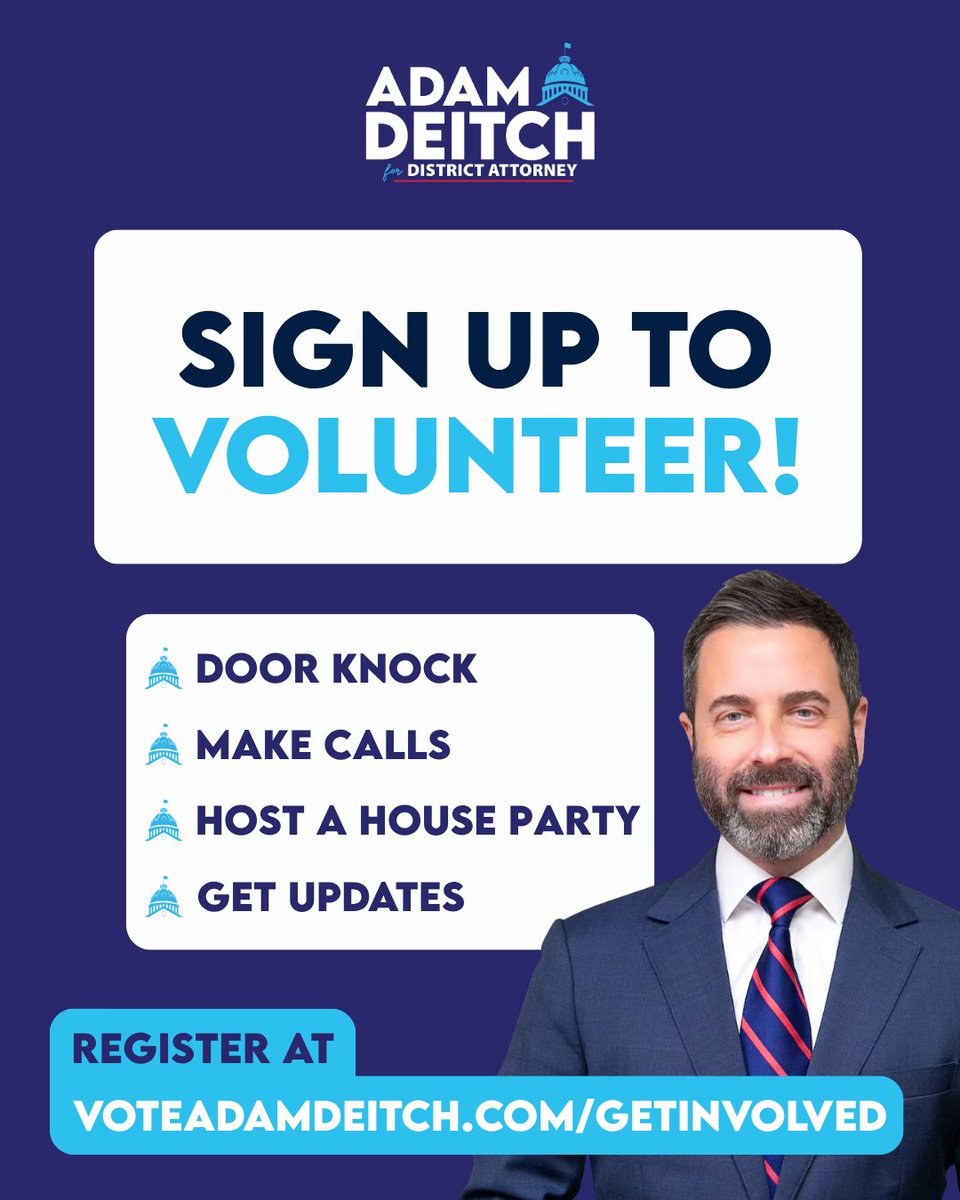 Adam Deitch for District Attorney tweet media