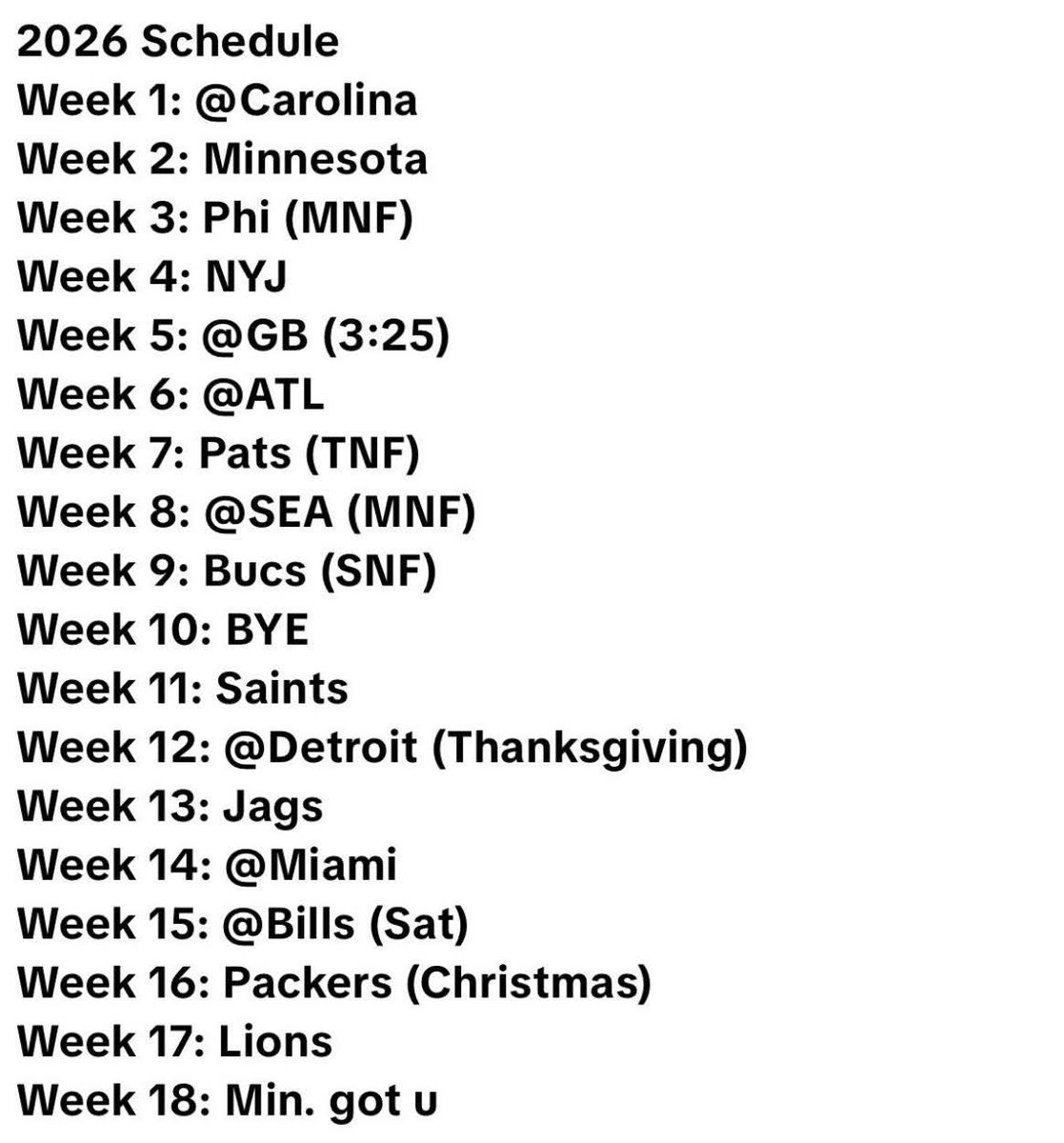 TheDutchBears's tweet photo. Bears schedule 2026 (onser voorbehoud). https://t.co/FtI0oGZjrj