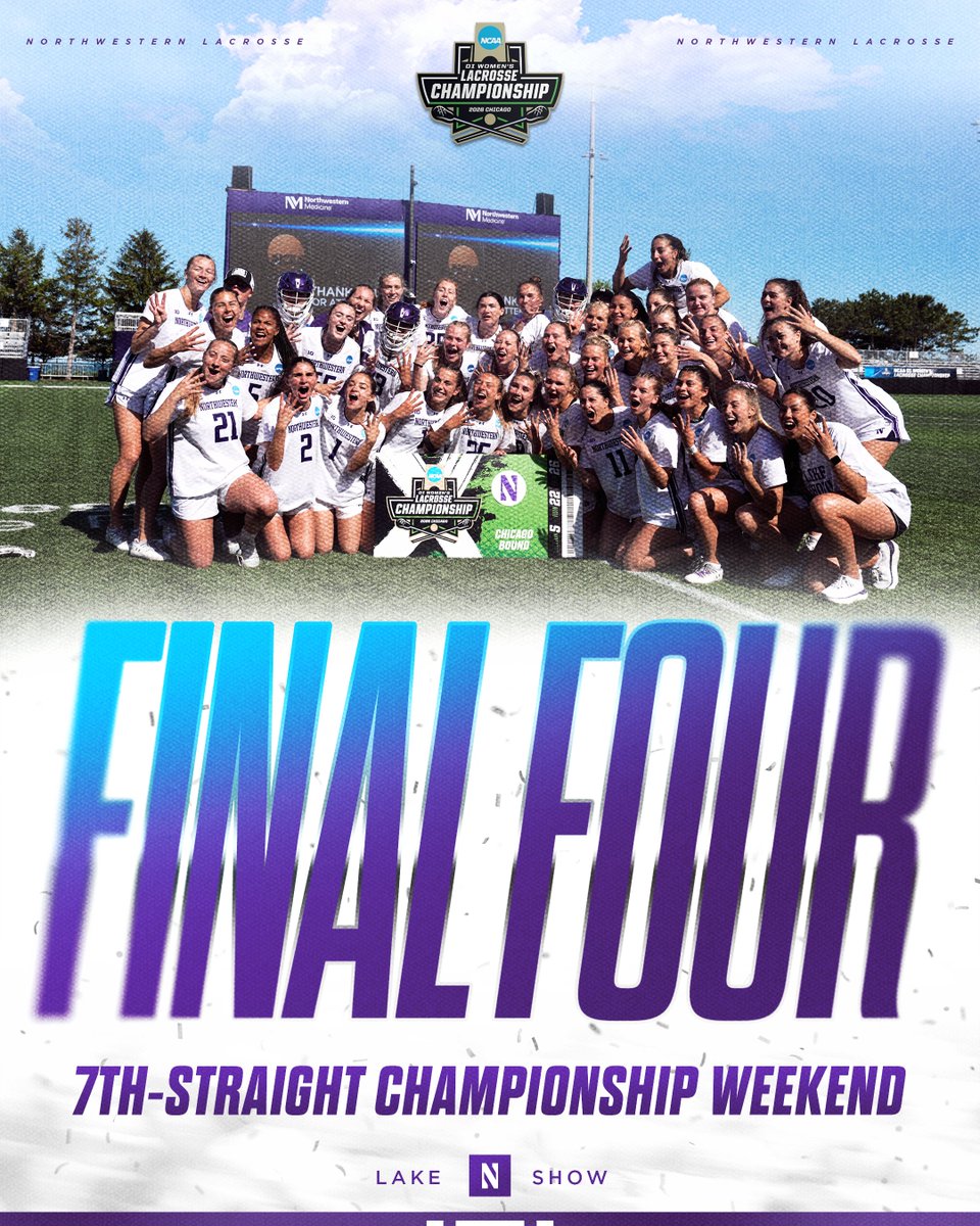 Northwestern Lacrosse tweet media