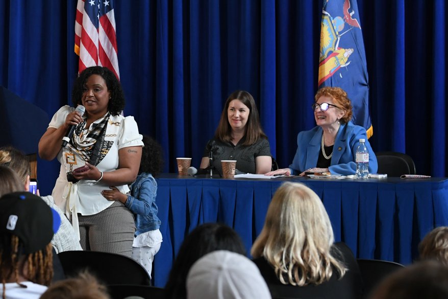 JoAnneSimonBK52's tweet photo. What an incredible day at the 11th Annual Dyslexia Advocacy Day. Thank you to all the students, families, educators, and advocates who come to Albany to share their stories and advocate for stronger literacy policies &amp; support for students with dyslexia. https://t.co/bD51RZyQnF