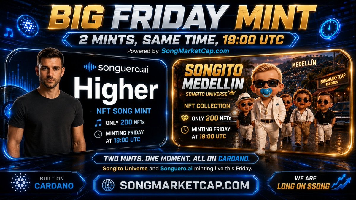 $SONG on Cardano tweet media