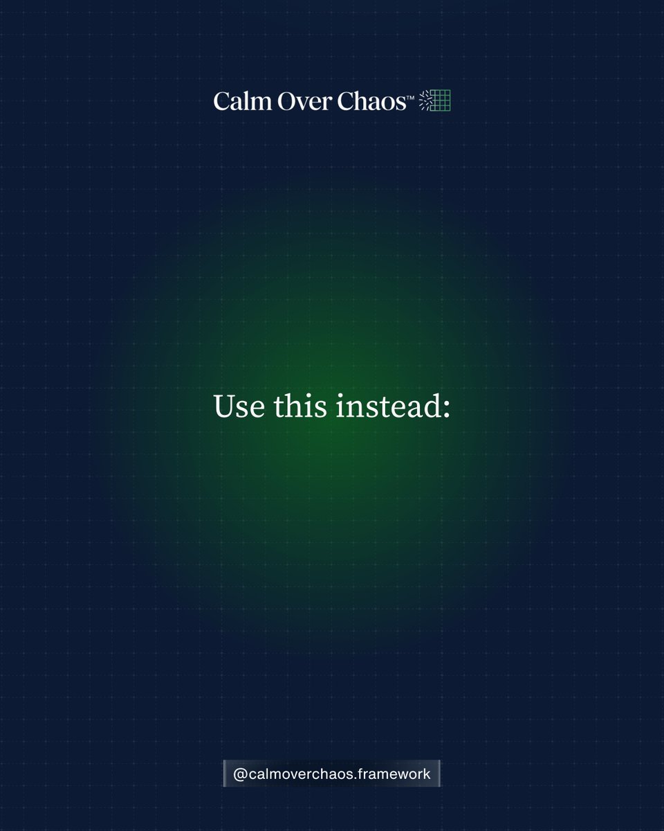 YoungYancy's tweet photo. Stop overthinking. Use a better prompt.

Simple input → clear decisions.

Get the full system.

#CalmOverChaos https://t.co/phSG0wj0Sp