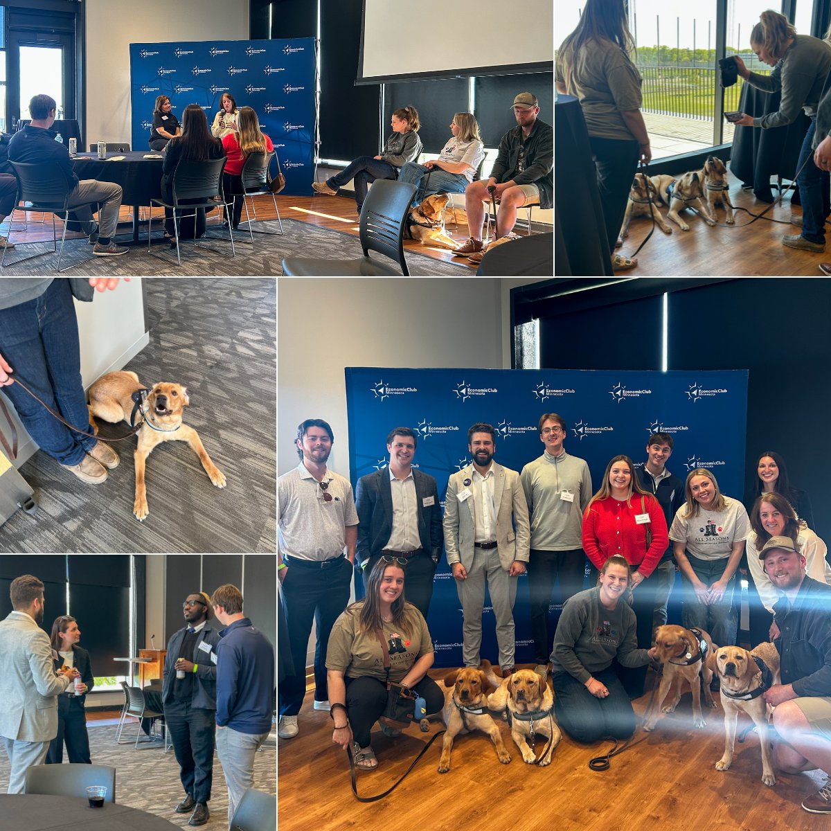 EconomicClubMN's tweet photo. Our most recent YPC speaker has harnessed her skills, experience and passions into a business that empowers others and changes lives — four paws at a time. 🐾 https://t.co/JZis7l73yZ
