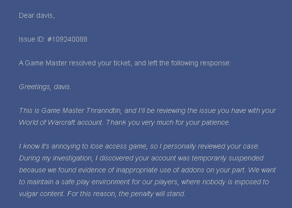 HeyImDavis's tweet photo. @ayyyyluhmao @ShauptimusPrime @Neill83 @BlizzardCS Funny how I got banned for no reason as well https://t.co/GpISoH22vW
