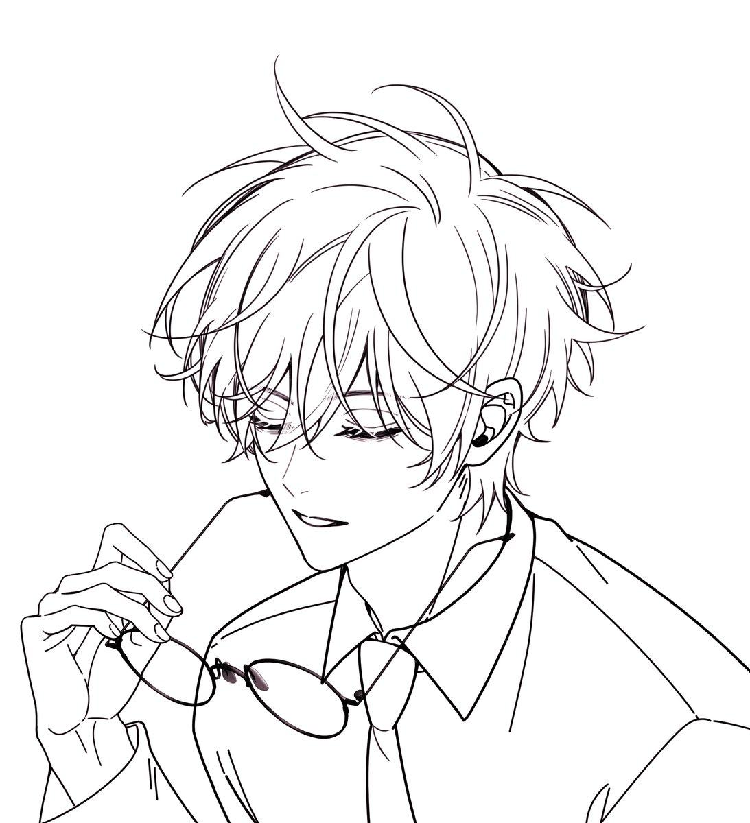 Joukijo's tweet photo. Elliott would look pretty good with glasses too https://t.co/zYeMMqaAsL