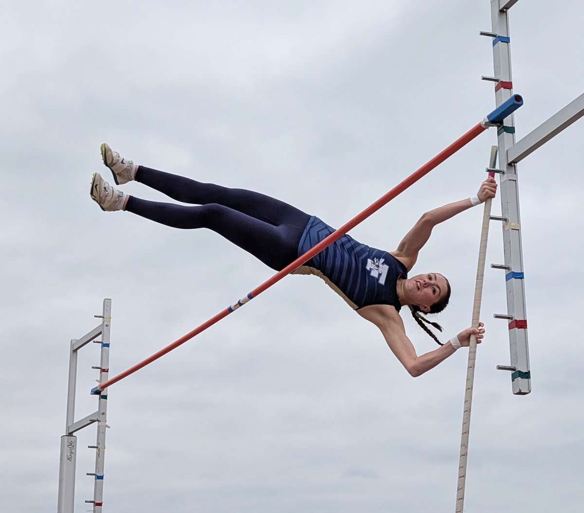 Mlove_Trib's tweet photo. Freeport's Mackenzie Magness (2A pole vault), Deer Lakes' William Bagley (2A 300 hurdles) and Plum's Owen Proskin (3A long jump, 110 hurdles) capture WPIAL titles so far at Slippery Rock

@TribLiveHSSN @FASD_Athletics @DeerLakesAth @PlumAthletics https://t.co/HlG4LTs3Dl
