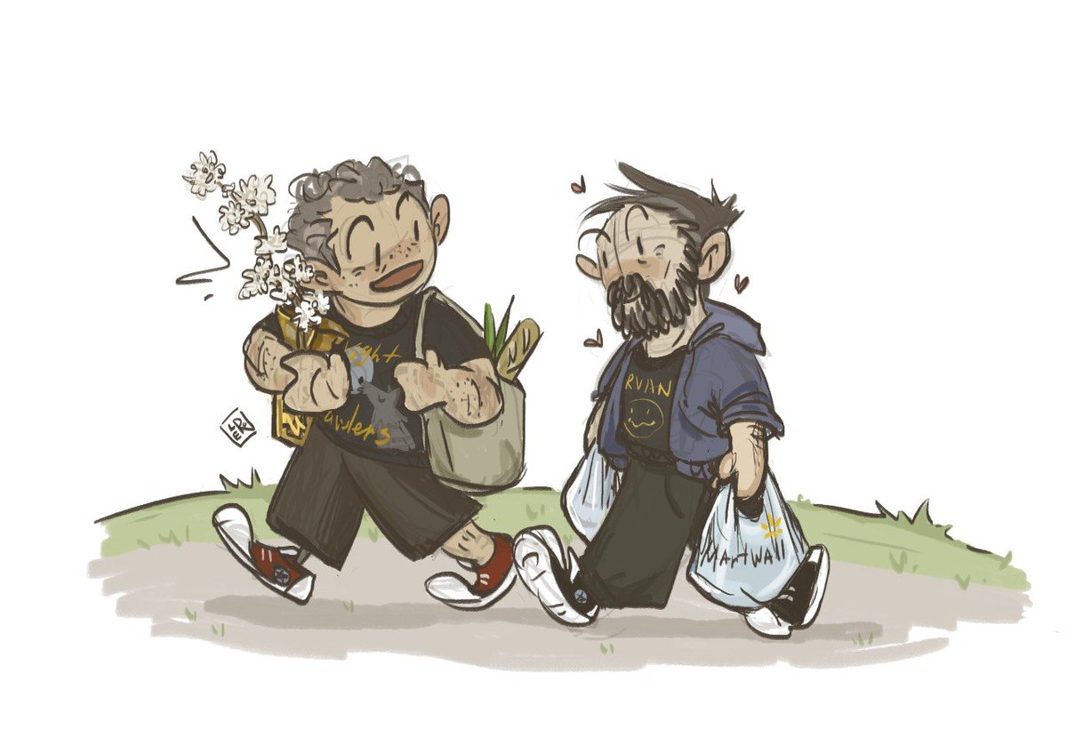 ValeryMadHatter's tweet photo. On the way home 🥖🥬

#rabbot #thepitt werewolf au💫 https://t.co/4Fdksg2Xsk