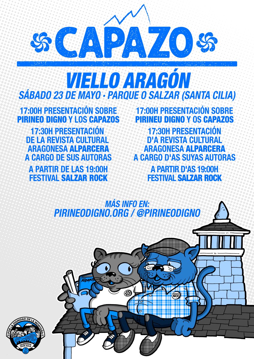 pirineodigno's tweet photo. ¡El 23 de mayo tenemos el primer capazo de Pirineo Digno en el Viello Aragón! 🥳

¡No te lo pierdas! 😉

#Pirineo #VielloAragón https://t.co/FirNnxWPqa