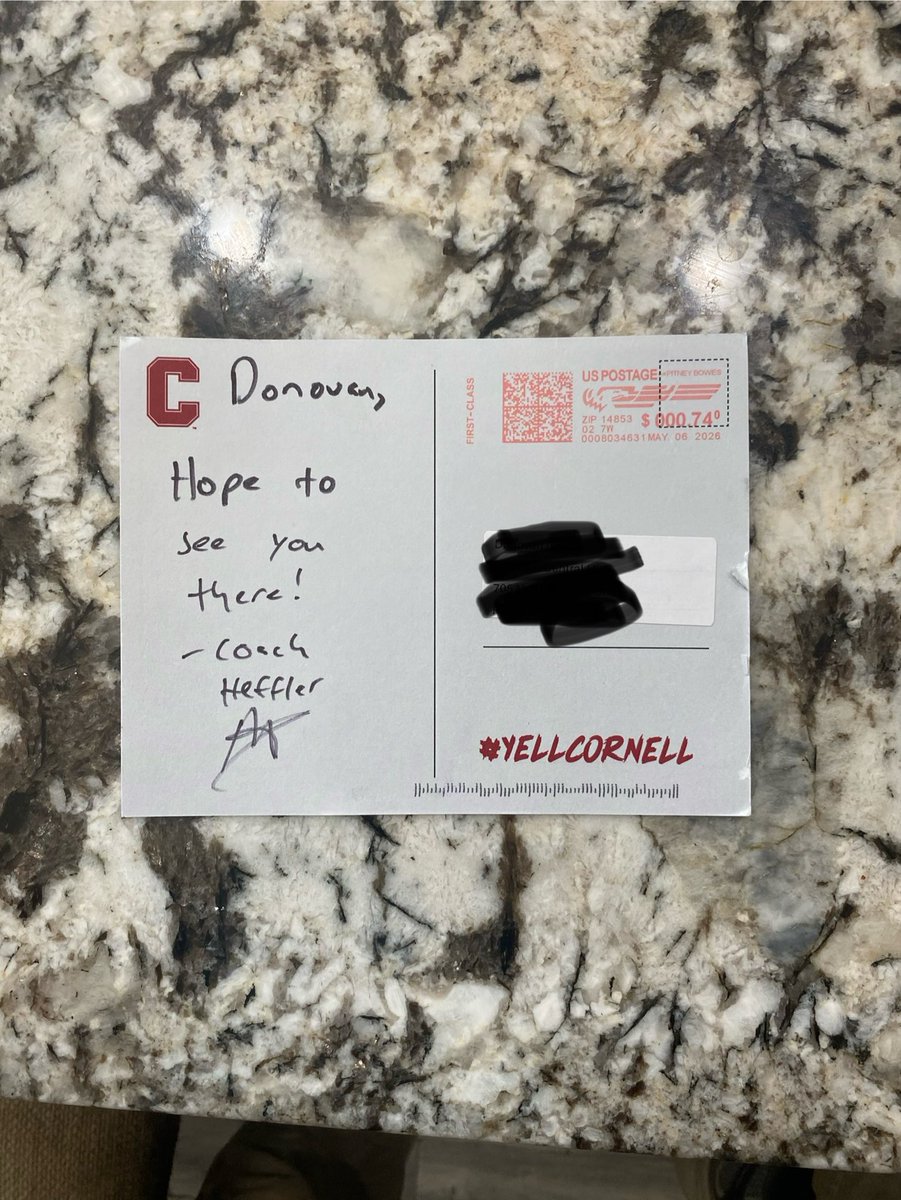 DonovanGentry5's tweet photo. Thank you @Coach_Heffler and @BigRed_Football for the personal invitation it’s greatly appreciate!

@C_Chap_SC @MCentral_FB https://t.co/KgbZTnBoIj