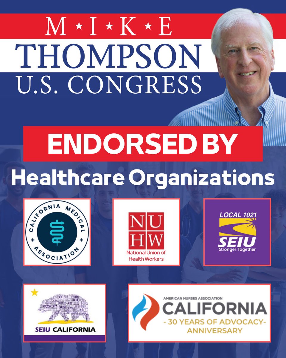 Mike Thompson for Congress tweet media