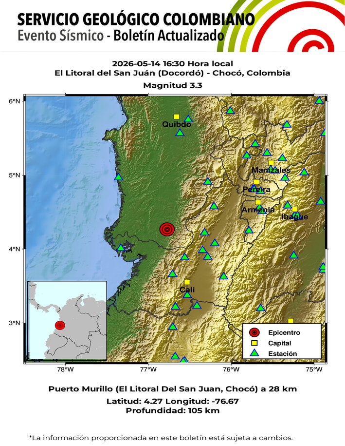 Servicio Geológico Colombiano tweet media